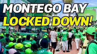 Montego Bay SHUT DOWN! 🔥 INSANE JLP MASS RALLY Turns Into a PARTY of Thousands 🇯🇲
