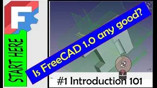 An Introduction to FreeCAD 1.0 Part 1 #freecad #cad #design