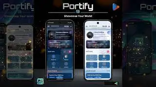 Portify App Promo | Download Now on Play Store | React Native Portfolio App