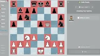 Checking Your Options. Daily Chess Puzzles (5-11-2024) #chess #puzzle #daily