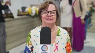 Zenaide Souza Borges Rocha, representou a fam&iacute;lia na homenagem ao senhor Alyrio Athayde Andrade
