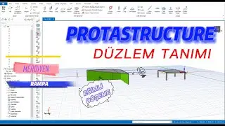 Eleman Düzlem Tanımı Modelleme Seçenekleri - Eğimli Döşeme // Rampa Merdiven  | PROTASTRUCTURE