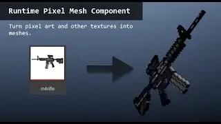 Realtime Pixel Mesh Component Plugin Usage Example #2