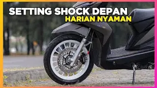 SETTING SHOCK DEPAN | nyaman buat harian pakai oli MAXIMA 7WT