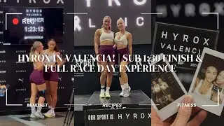 🔥 My First Hyrox in Valencia! | Sub 1:30 Finish & Full Race Day Experience