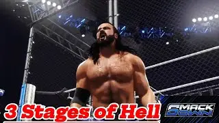 3 Stages of Hell Match! Cody Rhodes vs Drew McIntyre | WWE 2K25 | WWE SmackDown Highlights Today