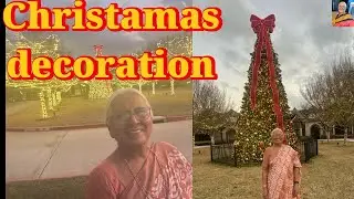 అమ్మాయివాళ్ళ club house లో క్రిస్టమస్ decoration #jayasreesvlogs #usateluguvlogs #cristamas 