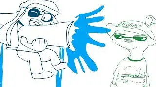 Splat Tim - Invisibility vs. Flight (Splatoon 2 Animation)