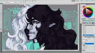 pixel navigator - artfight timelapse