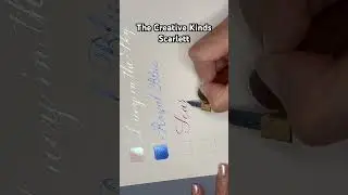 The Creative Kind Scarlett #calligraphyhandwriting #calligraphylettering #calligraphyink