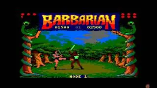 Amstrad CPC 464 - Droid-CPC EMULATION OF BARBARIAN !!!! Head Chop !