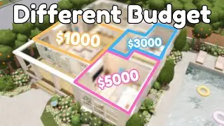 Building a Bloxburg House but EACH Room is a DIFFERENT Budget!