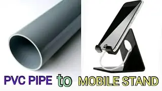 Mobile stand from pvc pipe