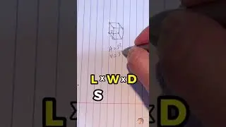 Prove the surface area and volume of a cube