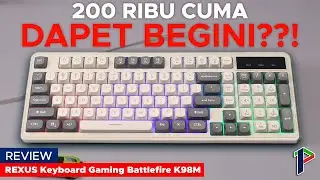 Keyboard Gaming Low Budget??! REXUS Keyboard Gaming Battlefire K98M Review Indonesia