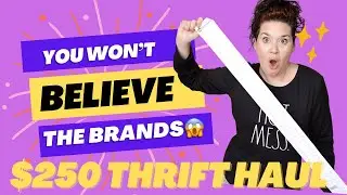 50 товаров из благотворительного фонда Goodwill. Я был так рад сдать вещи в благотворительный фонд и приобрести несколько потрясающих брендов для перепродажи онлайн.
