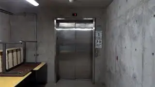 Big Hotchkiss Hydraulic Service Elevator at the Integrated Learning Center,  The U of A, Tucson, AZ
