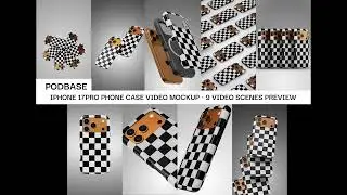 Preview of Video Mockup for Podbase Tough Phone Cases