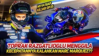 TOPRAK RAZGATLIOGLU LAKUKAN TEST PRIVAT‼️ LANGSUNG JAJAL MESIN GANAS YZR-M1 V4 BARU KALAHKAN MARC❓