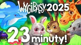 WYGIBASY 2025 - Piosenki dla dzieci – zestaw 20 minut –  Koczkodans, Delfin, Królik czy zając