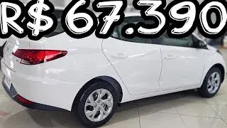 VISITANDO R$ 67.390 NOVO HYUNDAI HB20S VISION AT6 2020 BRANCO ATLAS 1.6 GAMMA 16V 130 CV 16,5 KGFM