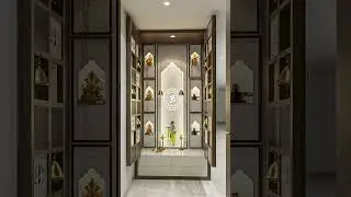 Mandir Design Ideas | mandir om design with lights | puja mandir design for home.