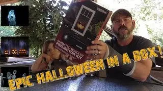Halloween Window FX Animated Window Projector Kit from Home Depot
