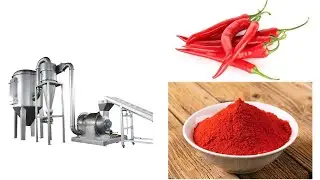 BSDF-350 hammer mill for dried chilli grinding chilli powder grinder with sifting process