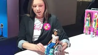 #Mattel #NYToyfair2019 #Barbie at 60 new Wheelchair and Wheelchair Accessible #BarbieWheelchair