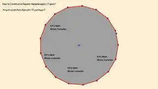 How to construct regular Heptadecagon?