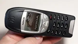 Nokia 6210. Retro phone from Germany. Made in 2000 year