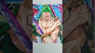 Roronoa Zoro Artwork 🔥 | One Piece #shorts #onepiece #zoro