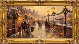 Luxury Garden View Interior European Oil Painting | TV Art Screensaver for Home Decor | 1 HOUR 4K
