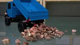 1/32 RC Unimog by WID dump test
