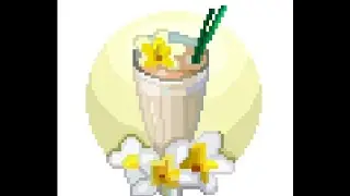 Pixel Art Daily Painting i colored Floral-flavored drink 🌼 # 937