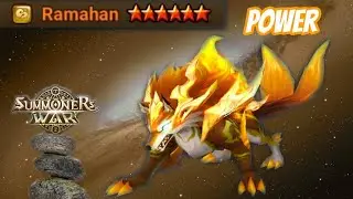 The Power of Awakened Ramahan (Wind Inugami) - Summoners War