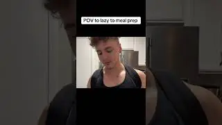 POV TOO LAZY TO MEAL PREP #fitness #viral #youtubeviral #gymworkout #fitness