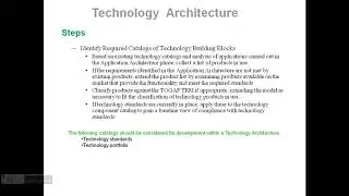 13 Technology Architecture in TOGAF ADM