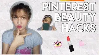 Testing Pinterest Beauty Hacks (Full Face) | Tagalog | Janine del Mundo