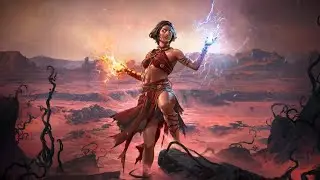 Path of Exile 2, патч 0.4 - №9 - Ученица Варашты! ПРЕДНОВОГОДНИЙ, бегаем! Физ и Огн Джинны