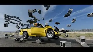 SUPER SLOW-MOTION CAR CRASHES | BeamNG Drive | #4