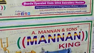 Mannan King Post Bed Chainstitch Embroidery Machine +91 9811445035 @mannansewingmachine .com 