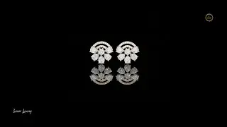 Elegant Diamond Stud Earrings.#usa#ivevarluxury #Viral#Trending#FYP#Viral#Viralvideo#earrings