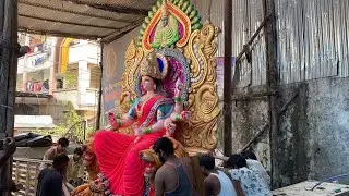 Durga Mata Aagman 2021 || Durga Mata Transporting at Dhoolpet Hyderabad 2021||Durga Mata Aagman 2021
