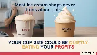 Ice Cream Cup Sizes: The Secret to Boosting Your Profits!#icecream #sustainablepackaging #packaging