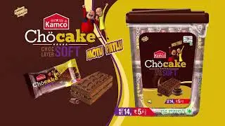 Kamco Chocake Soft Layer Choco Cake Long Container