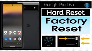 google pixel 6a hard reset factoryreset Google account bypass_frp || new video #2025..