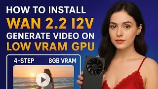 How to Install WAN 2.2 I2V | Run Image-to-Video on Any Low VRAM GPU (Full Setup + Demo)