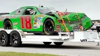 #383 NASCAR Winston Cup Race Car Crash Repair - Can It Be Done With Limited Parts ???