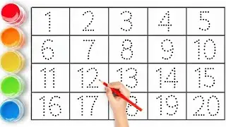 Learn Counting 1 to 20 | बच्चों के प्यारे गिनती | Kids Learning Video | abc kids class
